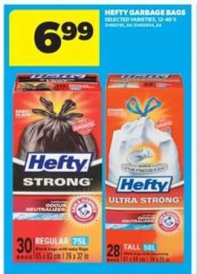 Hefty Garbage Bags