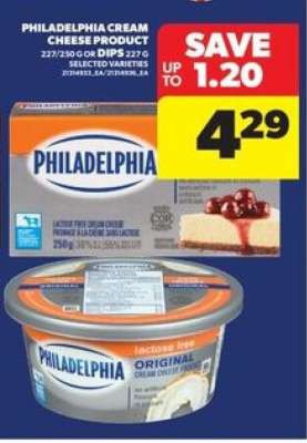 PHILADELPHIA CREAM CHEESE PRODUCT