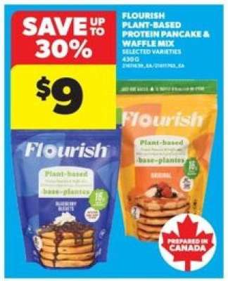 Flourish Plant-Based Protein Pancake & Waffle Mix