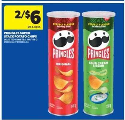 PRINGLES SUPER STACK POTATO CHIPS