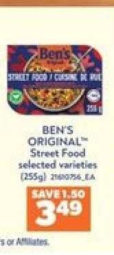 BEN'S ORIGINAL™ Street Food