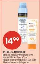 AVEENO or/and NEUTROGENA