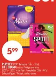 PLAYTEX SPORT TAMPONS