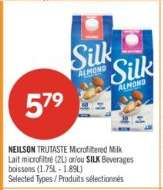 NEILSON TRUTASTE MICROFILTERED MILK