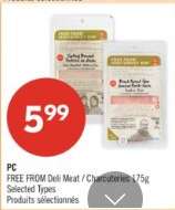 PC FREE FROM Deli Meat / Charcuteries