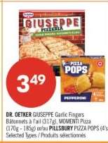 DR. OETKER GIUSEPPE GARLIC FINGERS