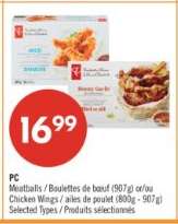PC Meatballs / Chicken Wings