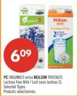 PC ORGANICS or/ou NEILSON TRUTASTE