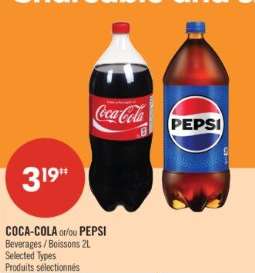 COCA-COLA or/ou PEPSI