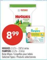 HUGGIES or PAMPERS