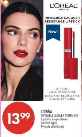 L'ORÉAL INFALLIBLE LACQUER RESISTANCE