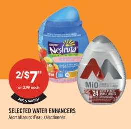 SELECTED WATER ENHANCERS