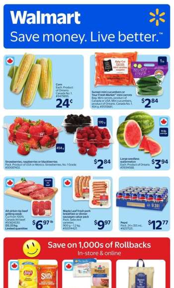 Walmart Flyer - August 28, 2025 - September 03, 2025.
