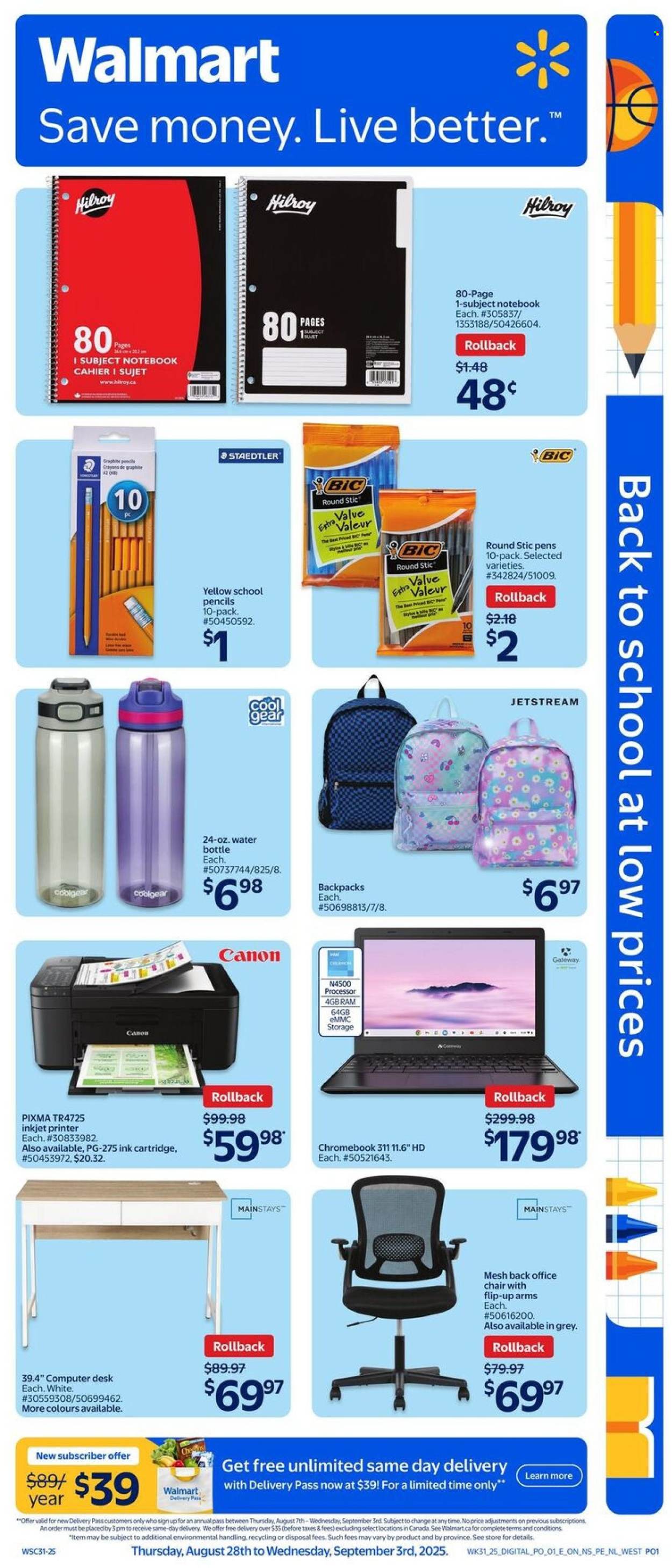 Walmart flyer - August 27, 2025 - September 03, 2025. Page 1