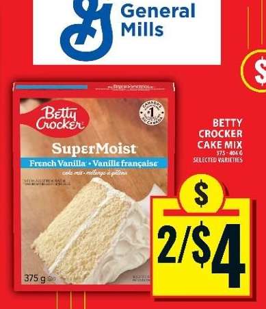 BETTY CROCKER CAKE MIX