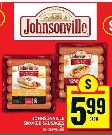 JOHNSONVILLE SMOKED SAUSAGES