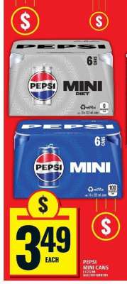 PEPSI MINI CANS