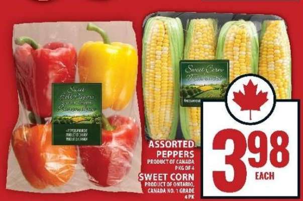 Assorted Peppers / Sweet Corn