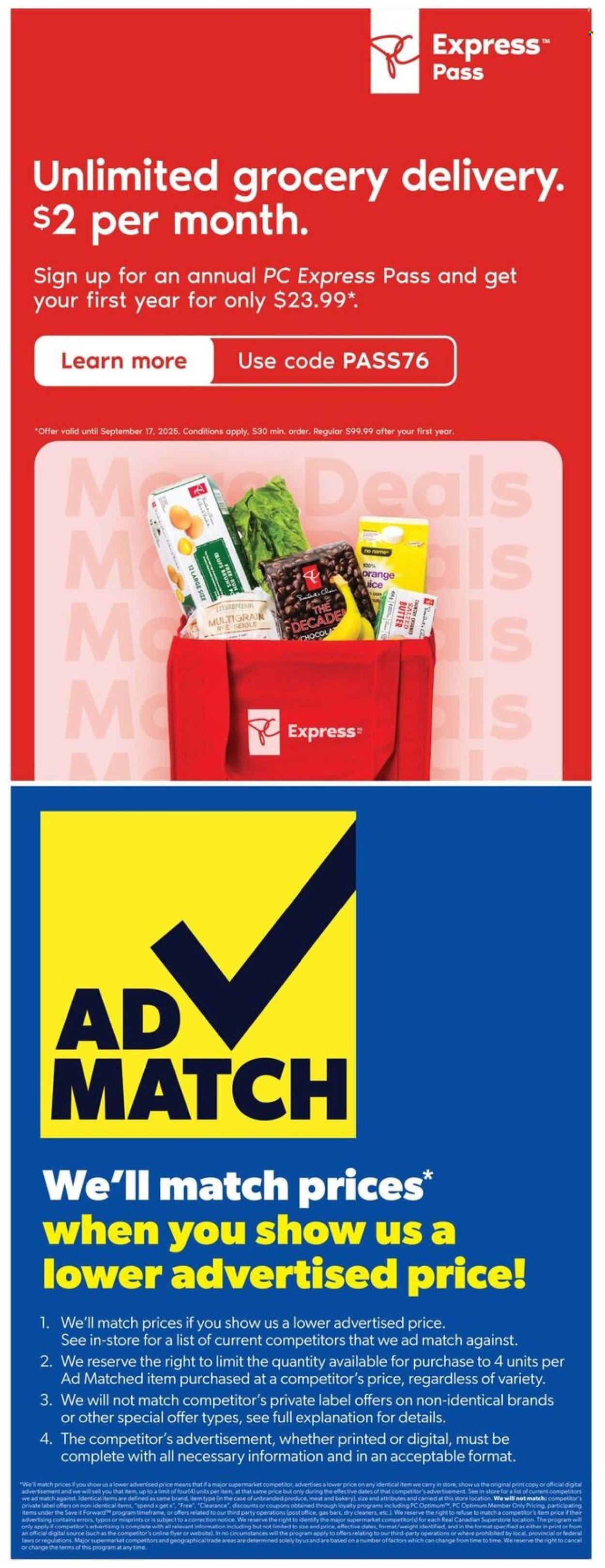 Real Canadian Superstore flyer - August 28, 2025 - September 03, 2025. Page 3