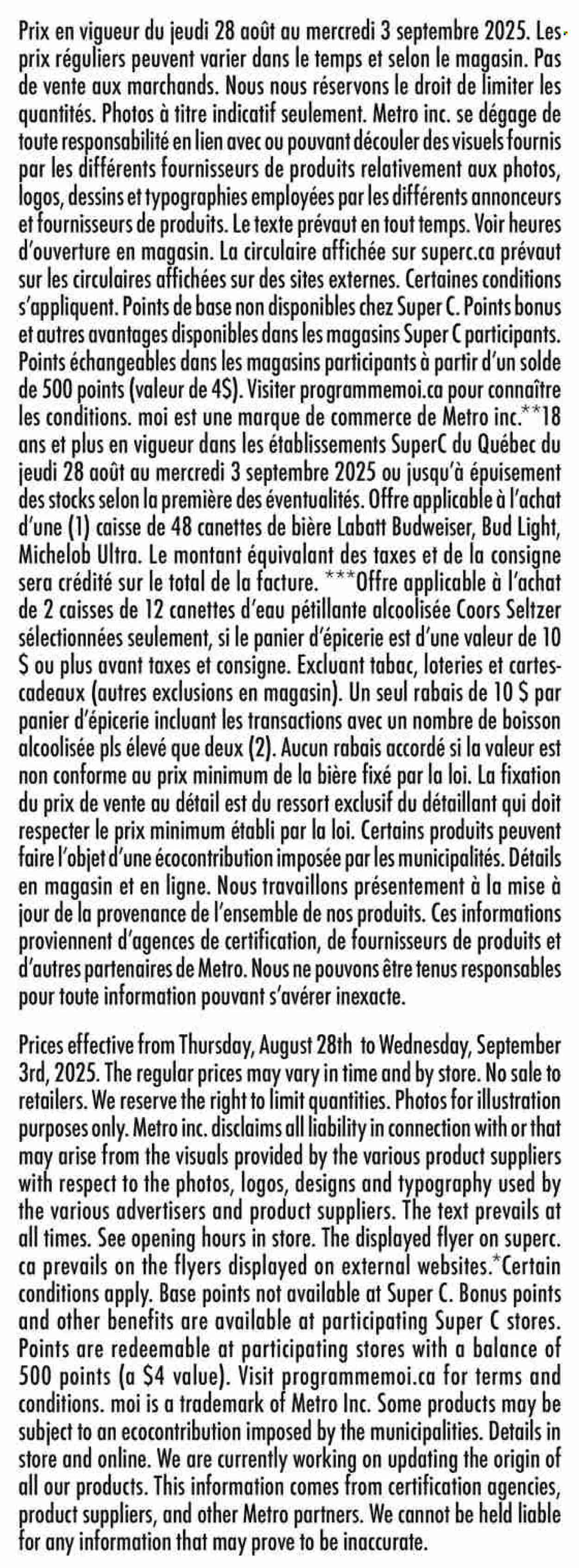 Super C flyer - August 28, 2025 - September 03, 2025. Page 19