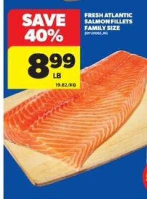 Fresh Atlantic Salmon Fillets Family Size