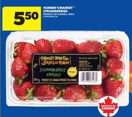 FARMER’S MARKET STRAWBERRIES