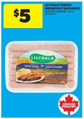 Lilydale Turkey Breakfast Sausages