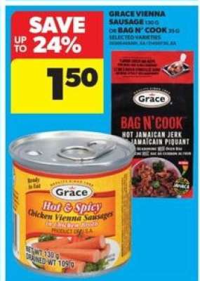 Grace Vienna Sausage or Bag N' Cook