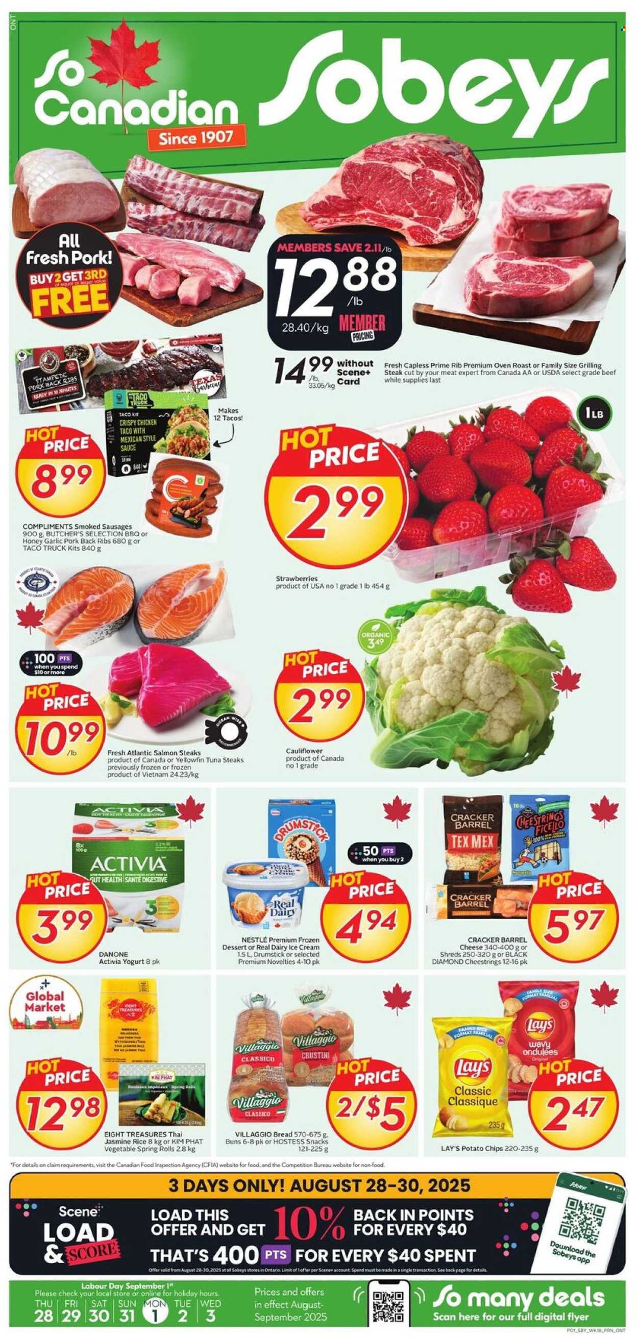 Sobeys flyer - August 28, 2025 - September 03, 2025. Page 1