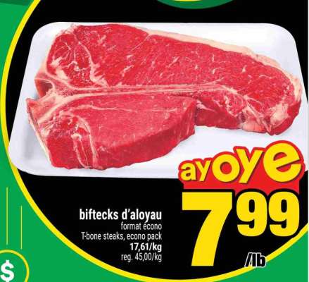 BIFTECKS D'ALOYAU