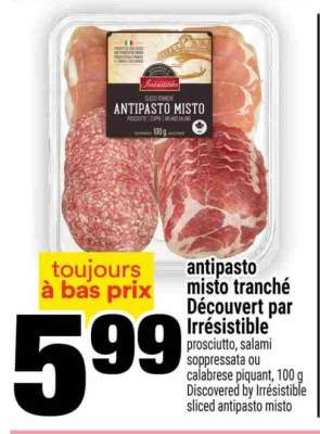 antipasto misto tranché Découvert par Irrésistible