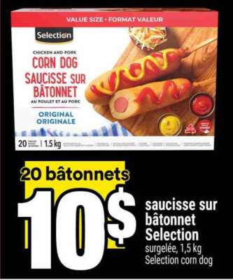 SAUCISSE SUR BÂTONNET SELECTION