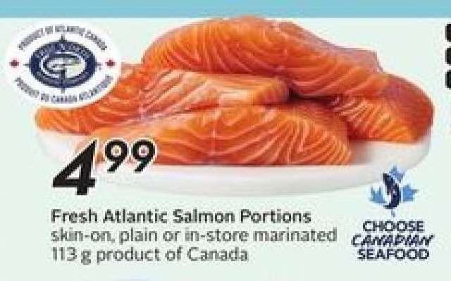 FRESH ATLANTIC SALMON PORTIONS