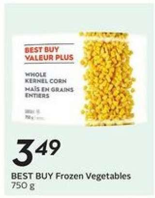 BEST BUY Frozen Vegetables