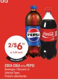 COCA-COLA or/ou PEPSI