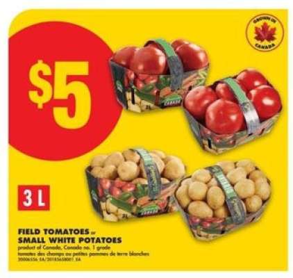 Field Tomatoes or Small White Potatoes