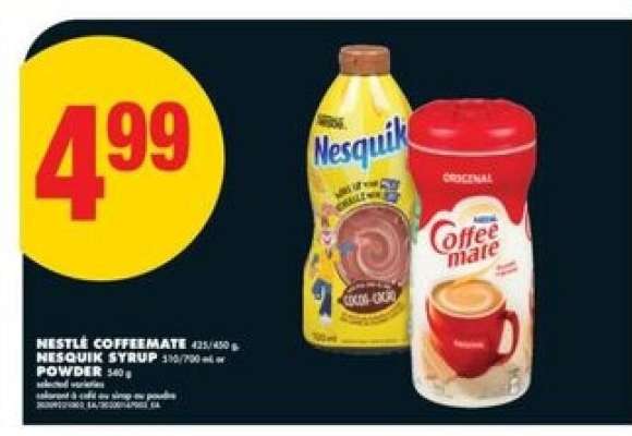 Nestlé Coffeemate / Nesquik Syrup or Powder