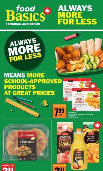 Food Basics Flyer - August 28, 2025 - September 03, 2025.