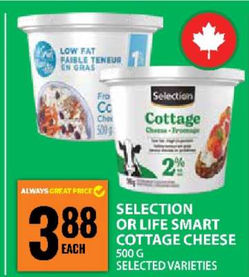 SELECTION OR LIFE SMART COTTAGE CHEESE