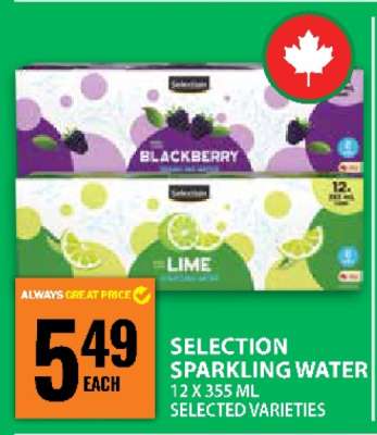 SELECTION SPARKLING WATER