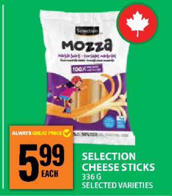 Selection Cheese Sticks