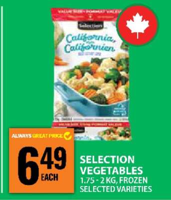 SELECTION VEGETABLES