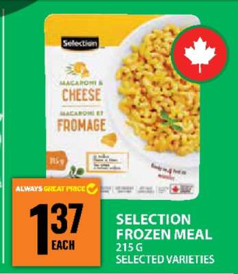 SELECTION FROZEN MEAL