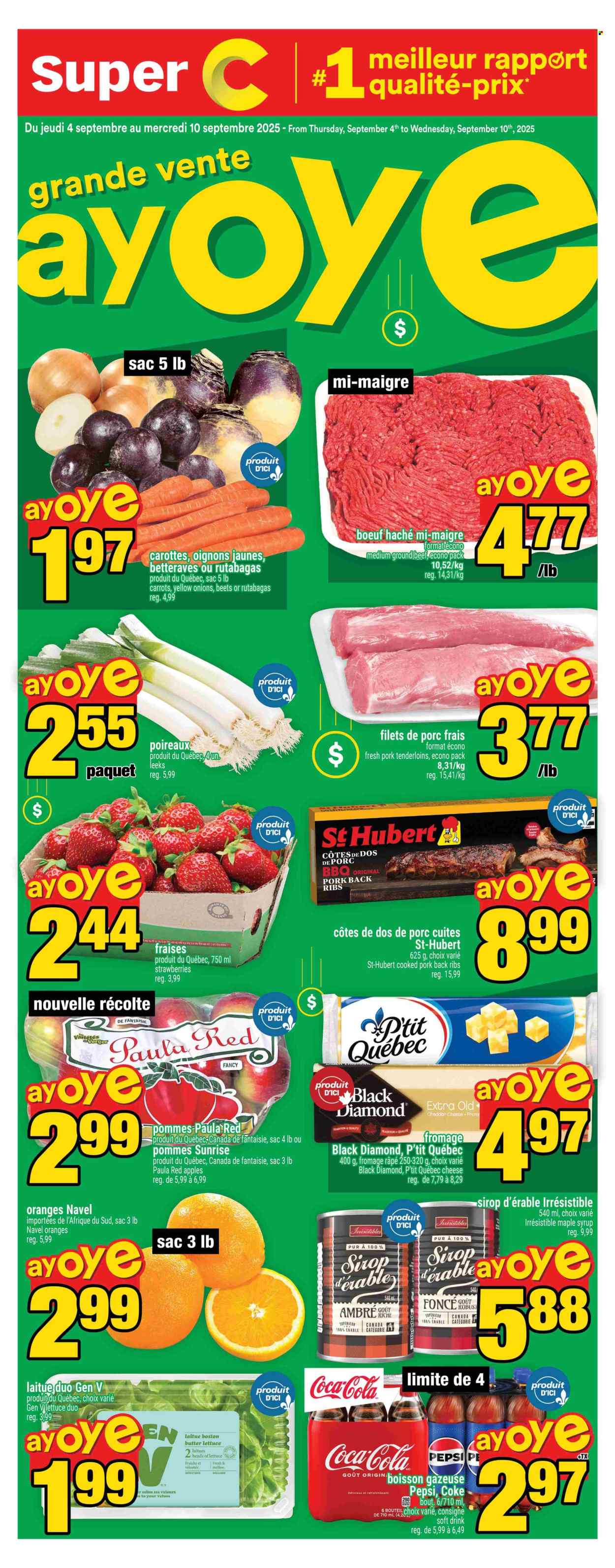 Super C flyer - September 04, 2025 - September 10, 2025. Page 1