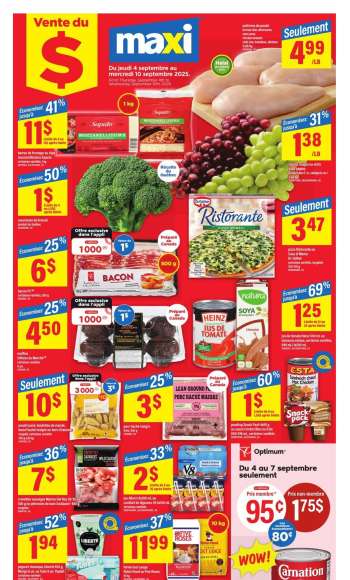 Maxi Flyer - September 04, 2025 - September 10, 2025.