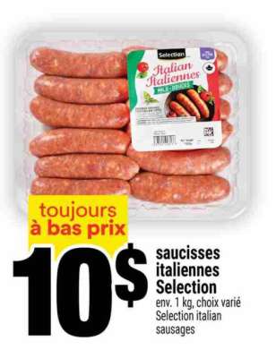 saucisses italiennes Selection