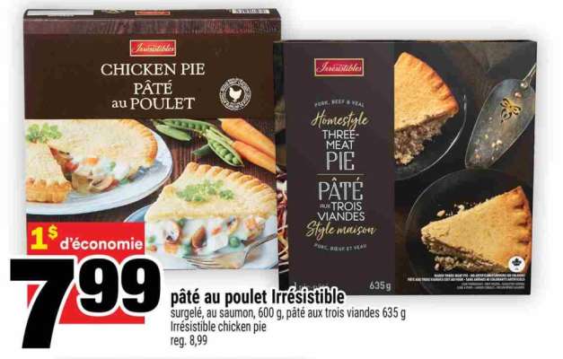 pâté au poulet Irrésistible