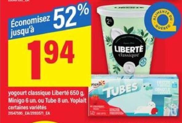 yogourt Classique Liberté