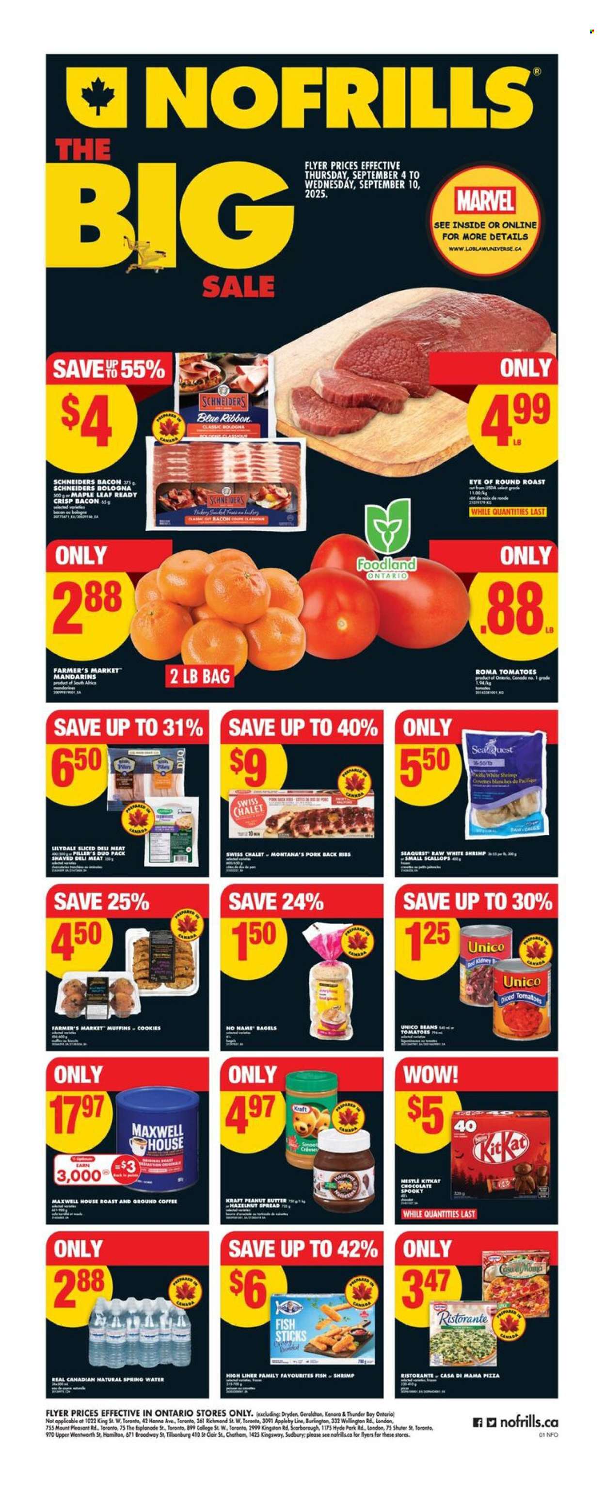 No Frills flyer - September 04, 2025 - September 10, 2025. Page 1