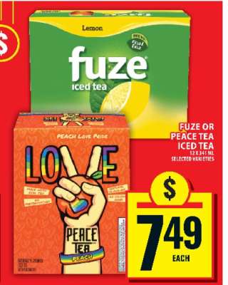 Fuze or Peace Tea Iced Tea